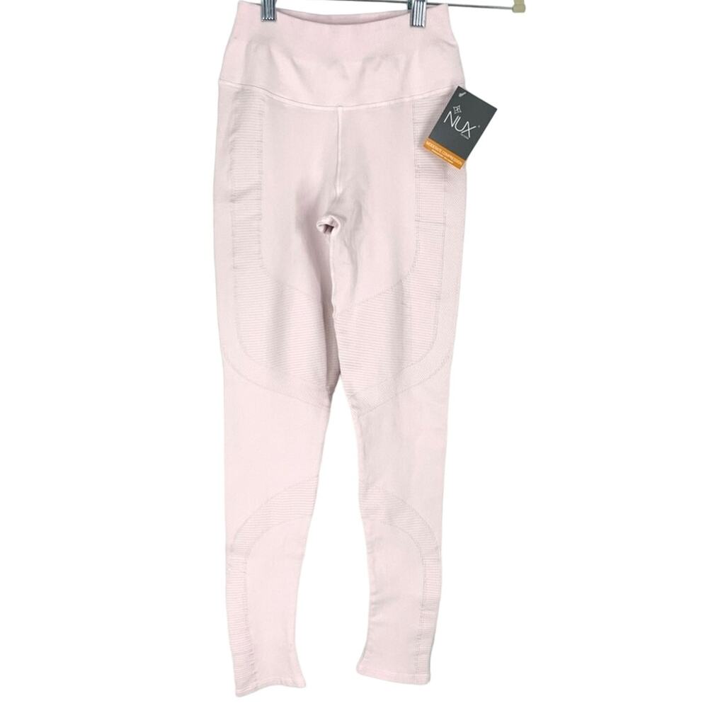 NUX Yoga Workout Leggings Light Pink Women's‎ Size Small